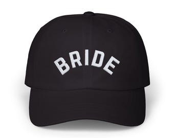 Embroidered Bride Baseball Cap, Wedding Hat, Bridal Party Gift, Bride Tribe, Bachelorette Cap, Bridal Shower Cap