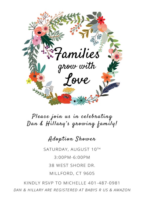 adoption shower invitation