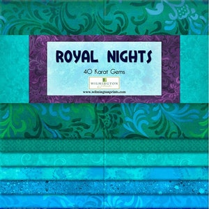 Royal Nights 40 Karat Crystals (Revised 2019) *Jelly Roll - 40 Pieces* From: Wilmington Prints
