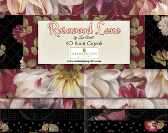 Rosewood Lane 40 Karat Crystals *Jelly Roll - 40 Pieces* By: Lisa Audit - Wilmington Prints