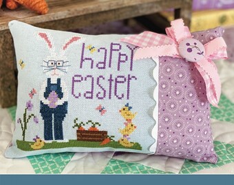 Easter Greetings *Counted Cross Stitch Pattern*   From: Primrose Cottage Stitches