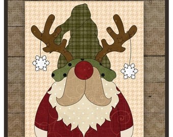 Reindeer Gnome *Pre-Cut Fusible Applique Pieces*  From: The Whole Country Caboodle