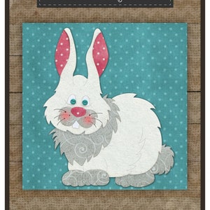 Cottontail Rabbit *Pre-Cut Fusible Applique Pieces*  From: The Whole Country Caboodle
