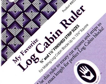 Marti Michell Log Cabin Ruler 1-Inch to 2-Inch