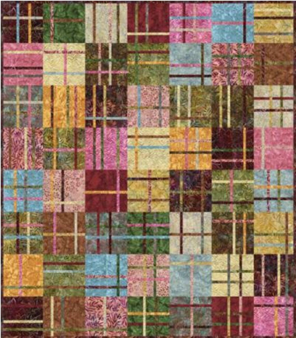 Cranberry Chutney quilt Pattern From Madison Cottage Design Etsy