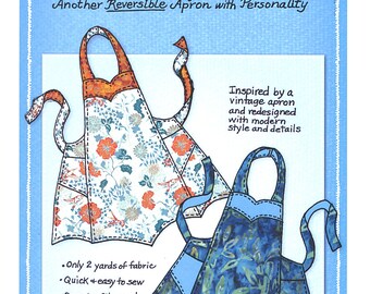 Chatterbox Apron Pattern *A Reversible Apron With Personality!* From: Mary Mulari Designs