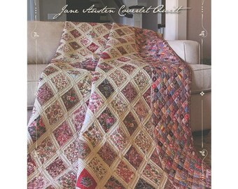 Jane Austen Coverlet Quilt *Pattern* From: Riley Blake Designs
