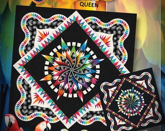 Macaw Queen *Foundation Paper Piecing Pattern* By: Judy & Bradley Niemeyer - Quiltworx