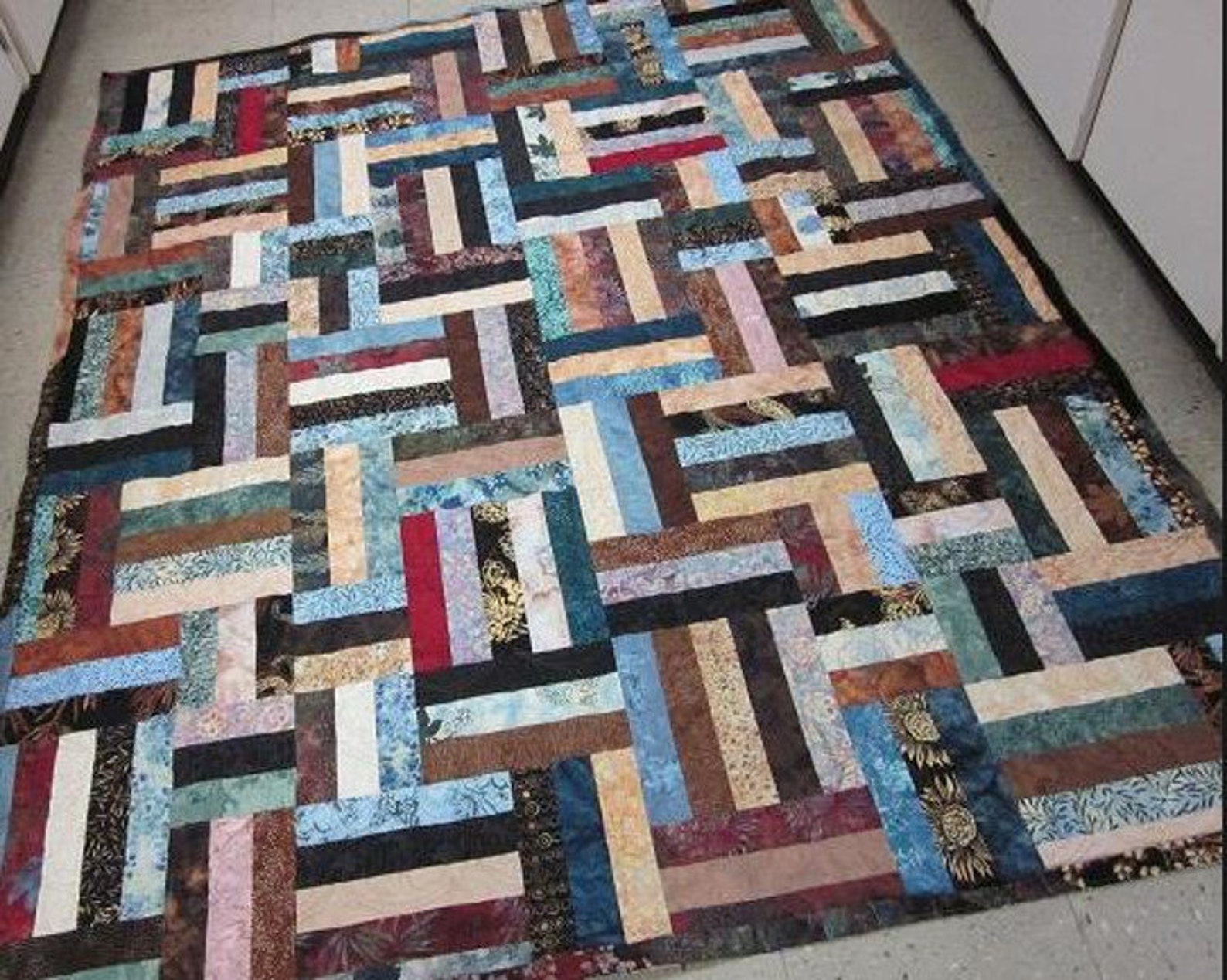 Popsicle Sticks quilt Pattern Jelly Roll Friendly By Etsy