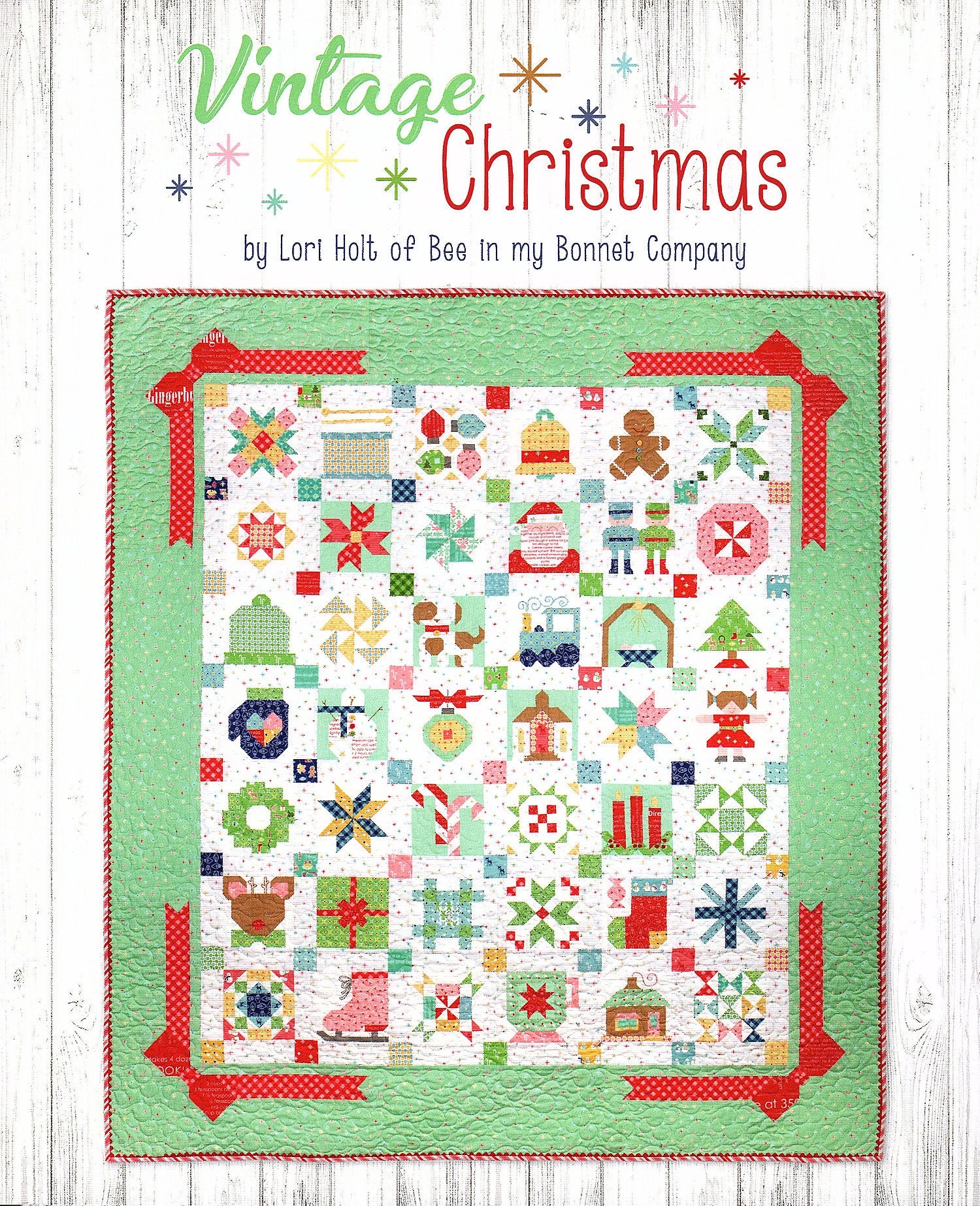 VINTAGE CHRISTMAS   New Quilt Blocks & 17 Projects  *Spiral Bound*  B…