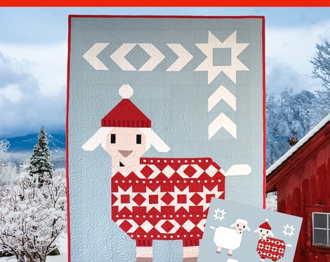 Knitted for Ewe quilt Pattern From Art East Quilting Co. Etsy