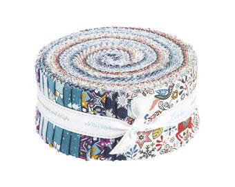 A Woodland Christmas *Jelly Roll - 40 Pieces* From: Liberty Fabrics & Riley Blake Designs