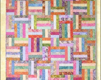 Popsicle Sticks *Quilt Pattern - Jelly Roll Friendly* By: Terry Atkinson of Atkinson Designs
