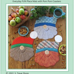 Home Gnomes *Sewing Pattern - Table Topper* From: Susie C Shore Designs