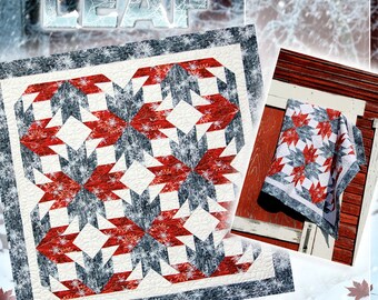 Maple Leaf Flurries *Foundation Paper Piecing Quilt Pattern*    by: Judy Niemeyer - Quiltworx
