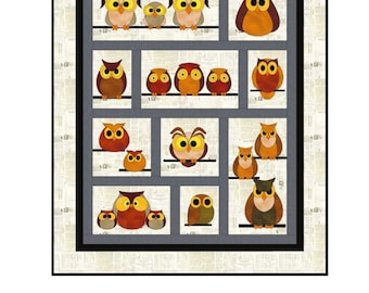 Whoo 2 *10-Month Block of the Month Applique Quilt Pattern (Complete Set)* By: Sindy Rodenmayer - FatCat Patterns