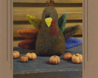 Little Gobbler *Pin Keep Pattern*  By: Jennifer Clemen - Cottonwood Creations