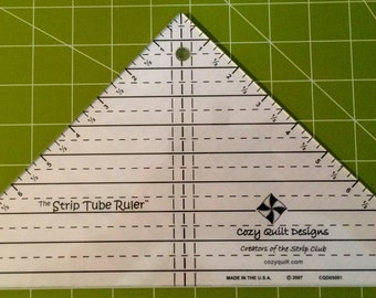 STRIP TUBE RULER Full Size By: Cozy Quilt Designs