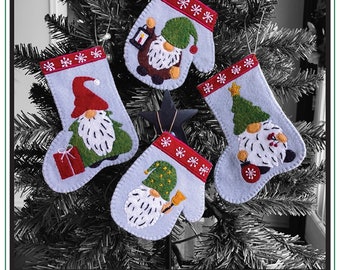 Christmas Gnomes *Ornament Pattern* From: Rachel's of Greenfield