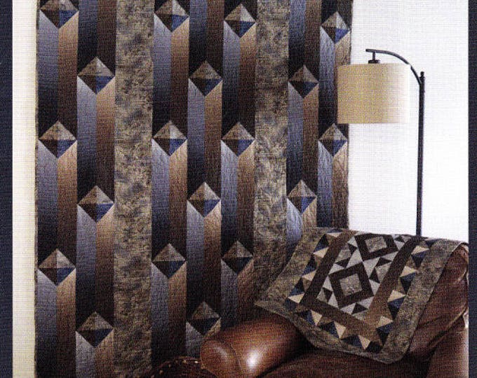 Gentlemen's Agreement A Masculine Quilt Pattern From: New Leaf Stitches ...