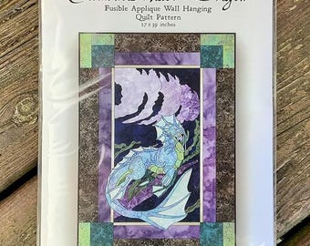 Elemental Water Dragon *Wall Hanging Quilt Pattern* From: Izzyisms