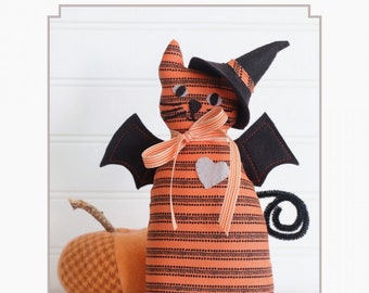 Tiggy *Halloween Kitty Sewing Pattern* From: Bunny Hill Designs