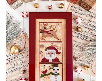 Jingle Jolly Joy *Counted Cross Stitch Pattern* By: Misty Pursel For Luminous Fiber Arts