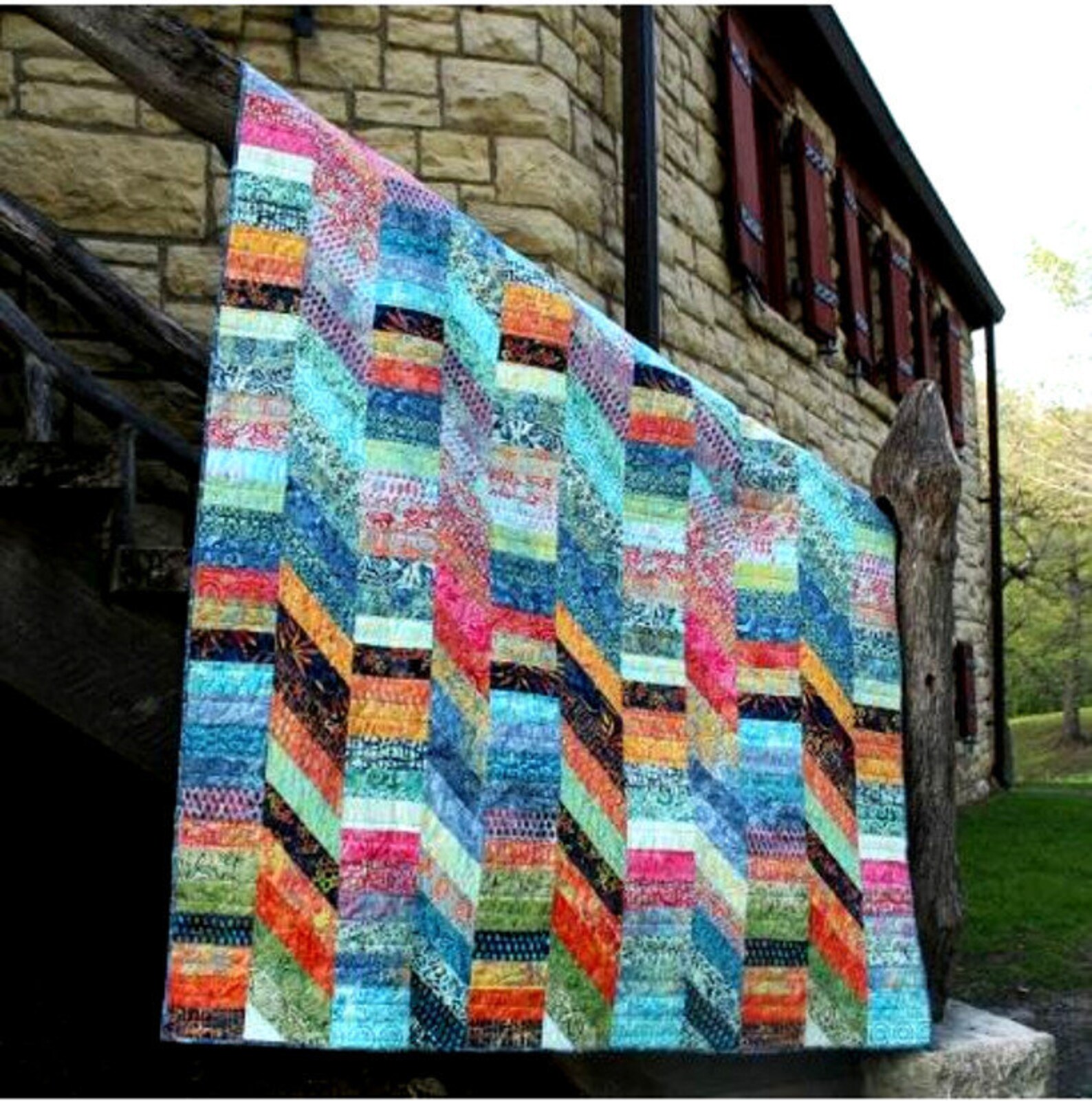 HILLSIDE quilt Pattern By Stephanie Soebbing of Quilts Etsy