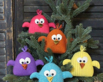 Little Birdie *Pincushion/Pincushion Sewing Pattern* By: Jennifer Clemen - Cottonwood Creations