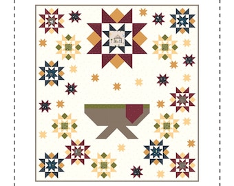 Silent Night *Quilt Pattern* By: Jennifer Long - Bee Sew Inspired
