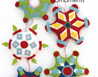 Snowflake Ornaments *Pattern* From: Jennifer Jangles