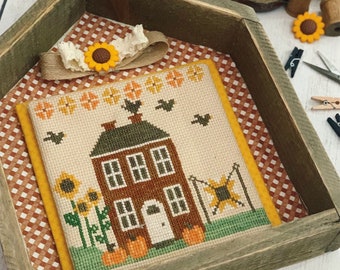 Autumn House   *Counted Cross Stitch Pattern*   From: Primrose Cottage Stitches