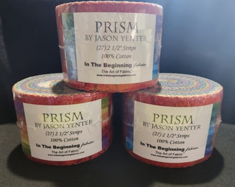 Prism *Jelly Roll- 27 Strips*  By: Jason Yenter - In The Beginning Fabrics