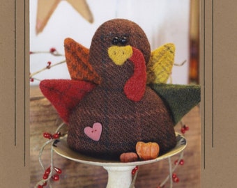 I Love Turkey *Pincushion Sewing Pattern* From: Cottonwood Creations