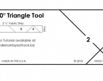 The 90º Triangle Tool *Acrylic Template* By: Tiffany Hayes