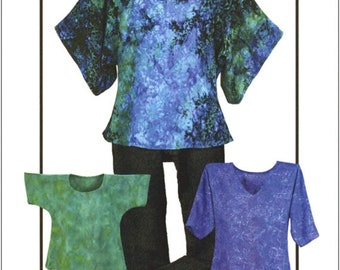 Simple - Elegant Tee *Pattern* *Sizes 8-24* From: CNT Pattern Co.