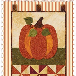 Little Blessings - Pumpkin Patch *Wall Hanging Sewing Pattern* From: Shabby Fabrics