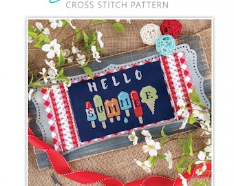 Hello Summer *Counted Cross Stitch Pattern* By: Lori Holt of Bee In My Bonnet Co