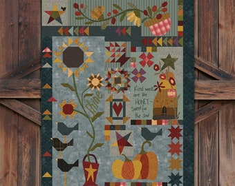 Time for All Seasons *Softcover Quilt Pattern Book* By: Janet Nesbitt of One Sister Design