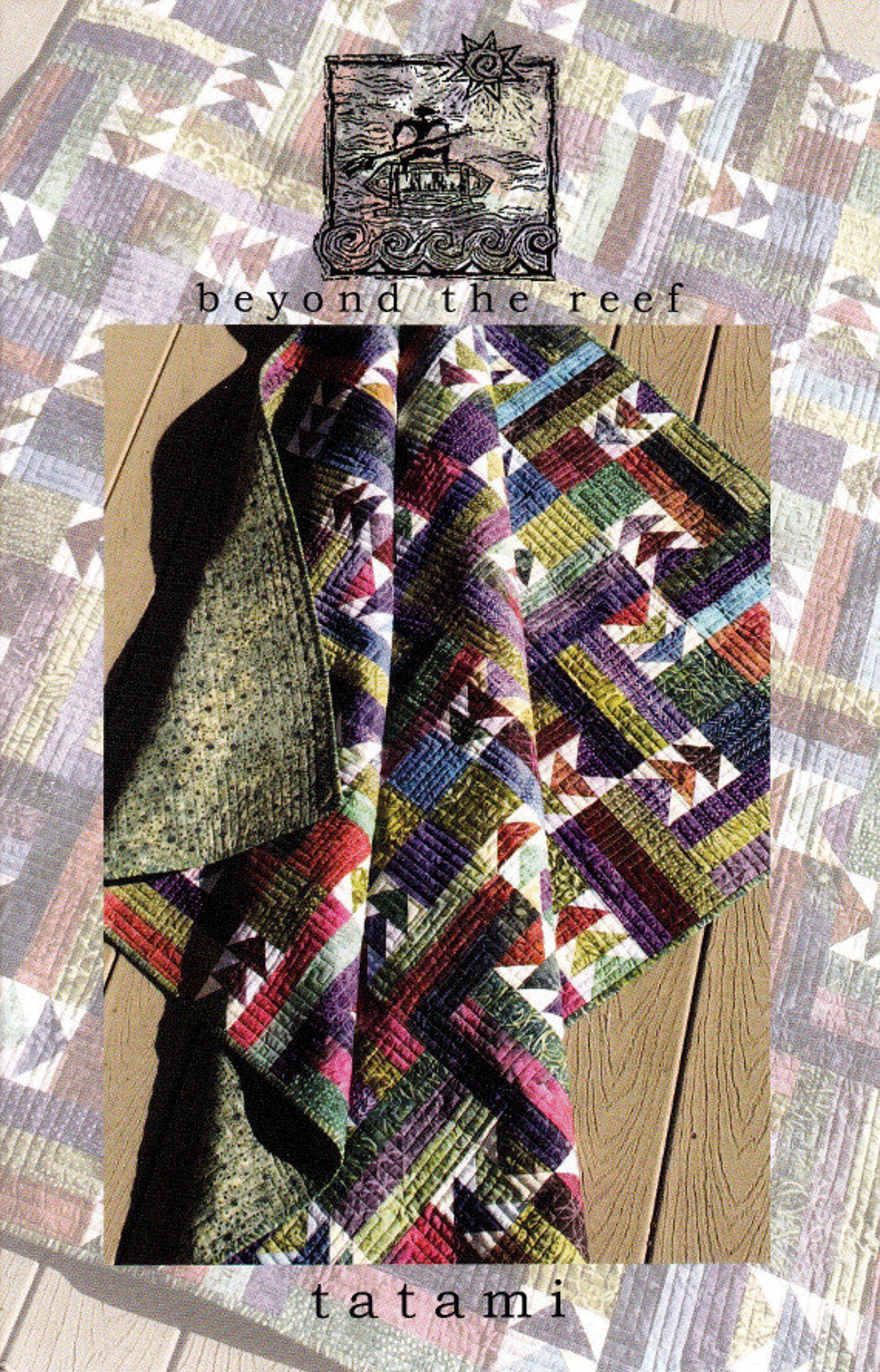 Tatami pieced Quilt Pattern From Beyond the Reef Etsy