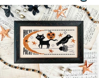 Hocus Pocus *Counted Cross Stitch Pattern* By: Misty Pursel For Luminous Fiber Arts
