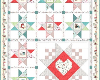 Kitchen Stars Quilt *Kit - Fabric & Pattern* By: Kris Lammers - Maywood Studio