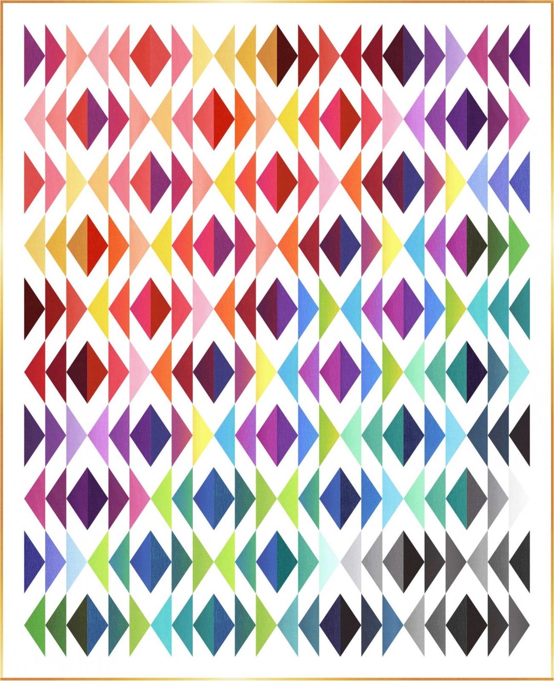 Gelato Glimmer Quilt kit Fabric & Pattern By Tiffany Etsy