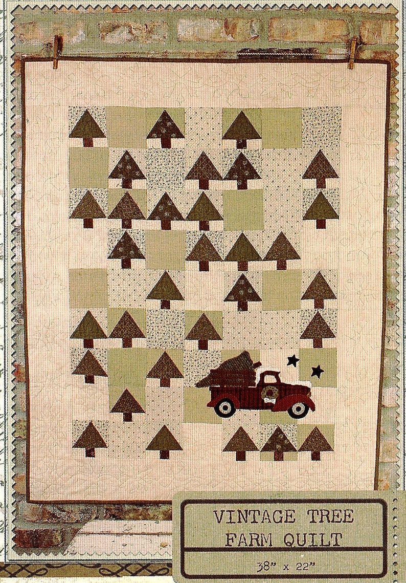 Vintage Tree Farm Quilt pattern By Buttermilk Basin Design Etsy
