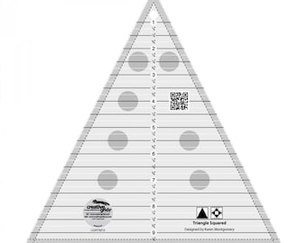 Triangle Squared Ruler *Acrylic* By: Karen Montgomery - Creative Grids