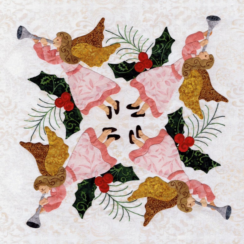 BALTIMORE CHRISTMAS an Applique Quilt Pattern complete Set Etsy