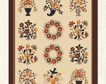 Floral Quilt *Panel Quilt Pattern - Panel NOT included* From: Buttermilk Basin