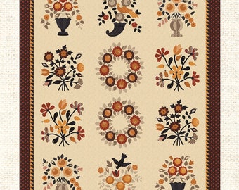 Floral Quilt *Panel Quilt Pattern* From: Buttermilk Basin