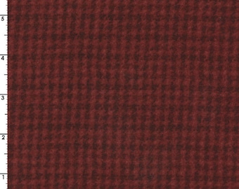 Woolies Flannel Houndstooth - Dark Red (MASF18503-RJ) By: Bonnie Sullivan - Maywood Studio