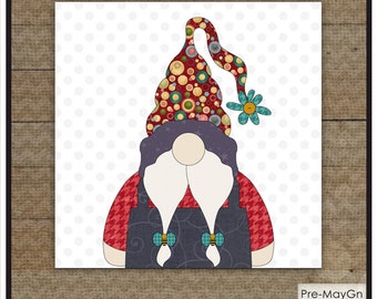 May Gnome *Pre-Cut Fusible Applique Pieces* From: The Whole Country Caboodle